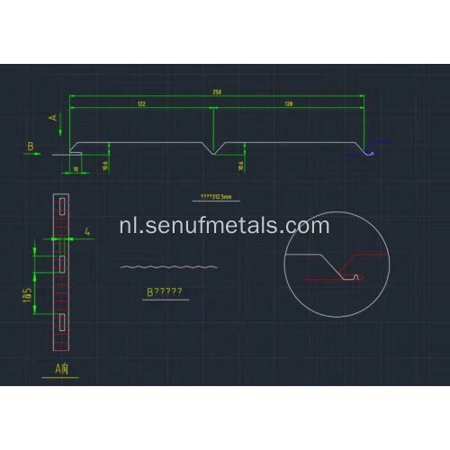 gevelbeplating plaatvormmachine